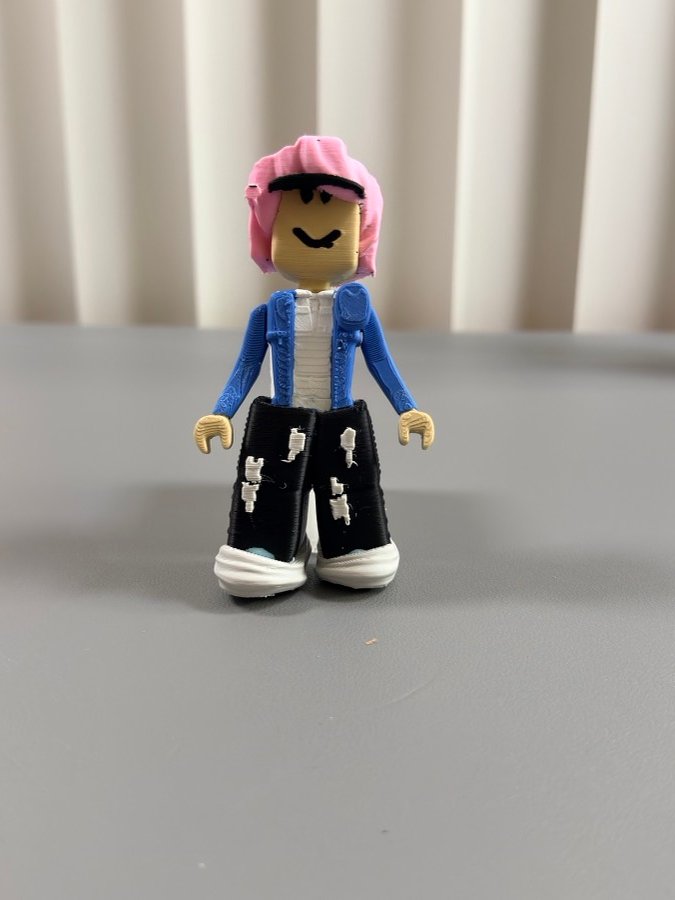 Custom 3D printed game avatar figure